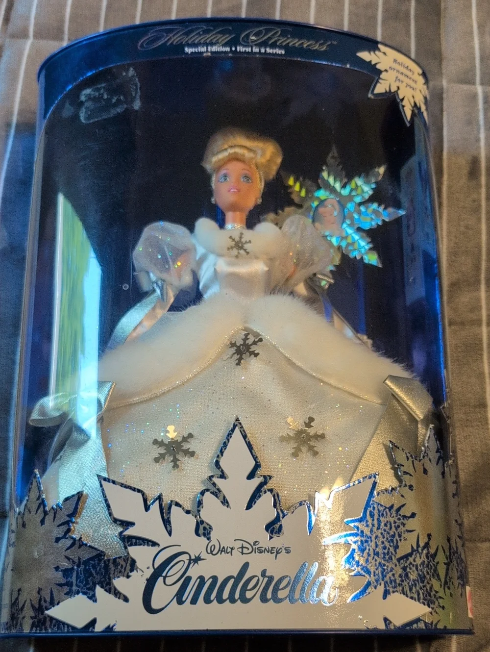 Disney Cinderella Holiday Princess Doll - White and Silver